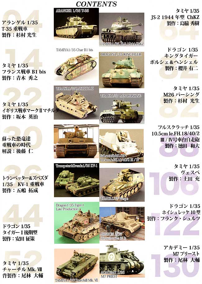 モデルフィーベル WW2 最強重戦車列伝 & 10.5cm自走砲 本 (モデルアート 臨時増刊 No.751) 商品画像_1
