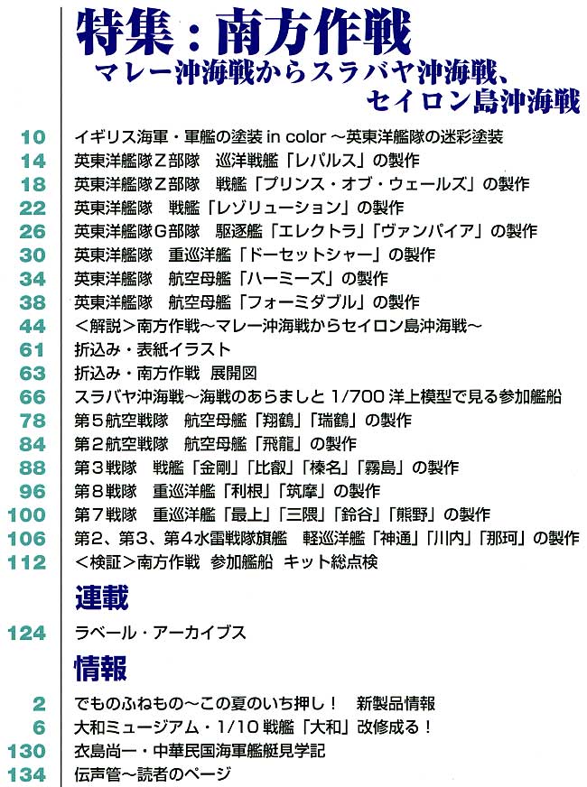 艦船模型スペシャル No.28 南方作戦 本 (モデルアート 艦船模型スペシャル No.028) 商品画像_1
