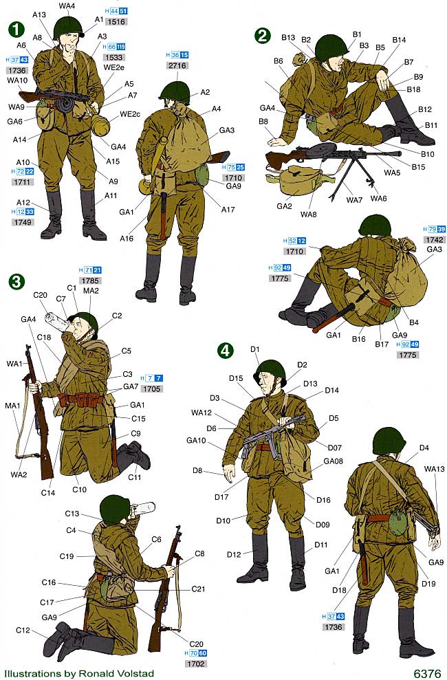 ソビエト親衛歩兵 1944-45 プラモデル (ドラゴン 1/35 '39-45' Series No.6376) 商品画像_2