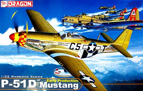 P-51D ムスタング 初期型 プラモデル (ドラゴン 1/32 ウォーバーズ シリーズ No.3205) 商品画像