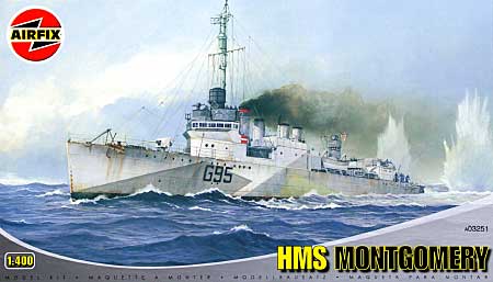 HMS 英国海軍駆逐艦 モンゴメリー プラモデル (エアフィックス Launches ＆ Ships No.03251) 商品画像