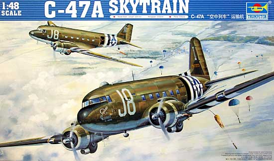 C-47A スカイトレイン プラモデル (トランペッター 1/48 エアクラフトシリーズ No.02828) 商品画像