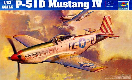 P-51D ムスタング プラモデル (トランペッター 1/32 エアクラフトシリーズ No.02275) 商品画像