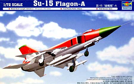 Su-15 フラゴンA プラモデル (トランペッター 1/72 エアクラフトシリーズ No.01624) 商品画像