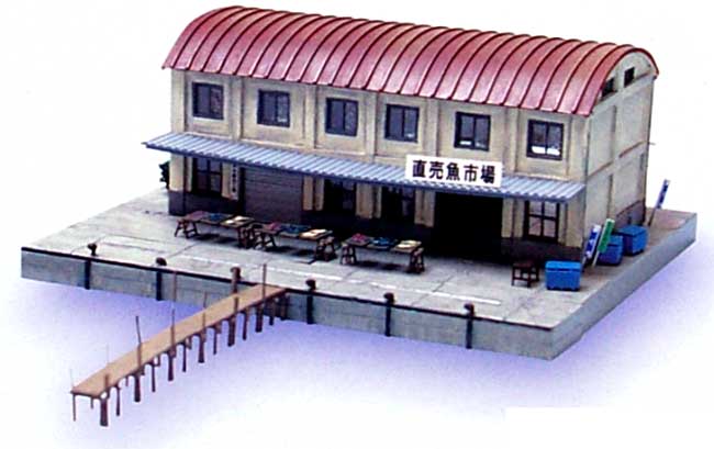 漁港 B プラモデル (トミーテック 建物コレクション （ジオコレ） No.214830) 商品画像_1