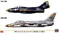 ハセガワ 1/72 飛行機 限定生産 F9F-8 クーガー & F11F-1 タイガー コンボ (2機セット）