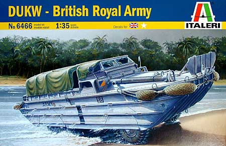 DUKW イギリス陸軍 プラモデル (イタレリ 1/35 ミリタリーシリーズ No.6466) 商品画像