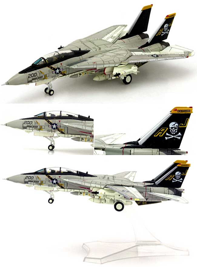 Ｆ-14A トムキャット VF-84 ジョリーロジャース AJ200 1978 完成品 (センチュリー ウイングス 1/144 ダイキャストモデル エアプレーン No.589704) 商品画像_2