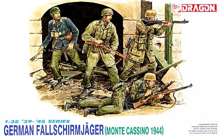 ドイツ 降下猟兵 (モンテカッシーノ 1944） プラモデル (ドラゴン 1/35 