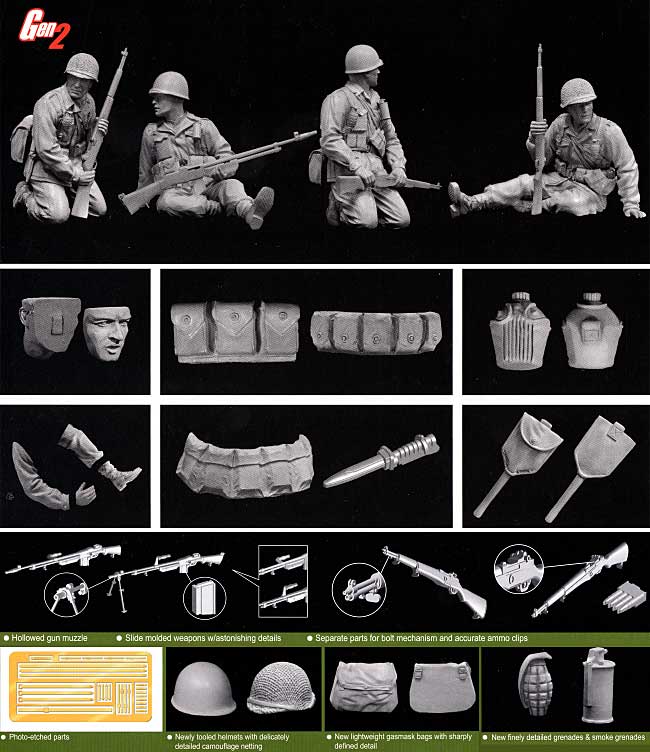 U.S.アーミー タンク ライダーズ 1944-45 プラモデル (ドラゴン 1/35 '39-45' Series No.6378) 商品画像_1