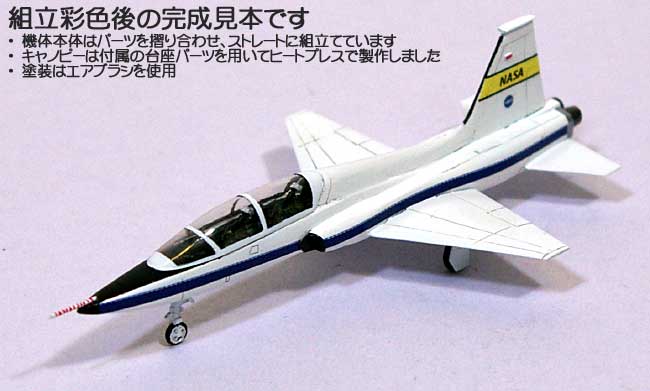 T-38 タロン レジン (紙でコロコロ 1/144 ミニミニタリーフィギュア No.Fighter-No.027) 商品画像_3