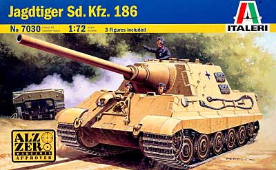 Sd.Kfz.186 ヤクトタイガー プラモデル (イタレリ 1/72 ミリタリーシリーズ No.7030) 商品画像