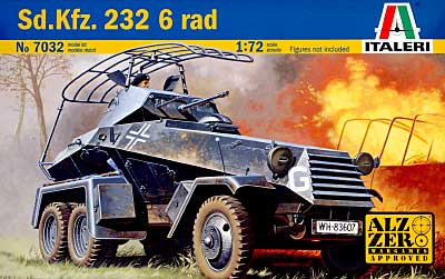 Sd.Kfz.232 6輪装甲車 プラモデル (イタレリ 1/72 ミリタリーシリーズ No.7032) 商品画像