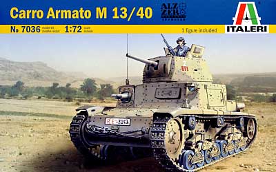 カルロアルマート M13/40 プラモデル (イタレリ 1/72 ミリタリーシリーズ No.7036) 商品画像