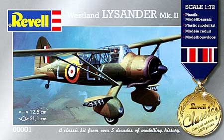 ウエストランド ライサンダー Mk.2 プラモデル (レベル レベルクラシックス No.00001) 商品画像