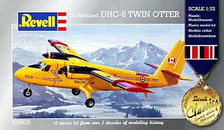 デ・ハビランド DHC-6 ツイン・オター プラモデル (レベル レベルクラシックス No.00003) 商品画像