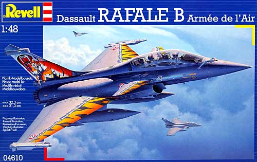 ダッソー ラファール B フランス空軍 プラモデル (レベル 1/48 飛行機モデル No.04610) 商品画像