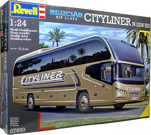 NEOPLAN シティーライナー (N1216 HD） プラモデル (Revell 1/24など　カーモデル No.07650) 商品画像