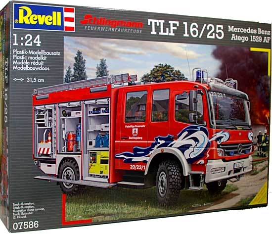 シュリングマン Tlf 16 25 消防車 メルセデスベンツ Atego 1529 Af レベル プラモデル