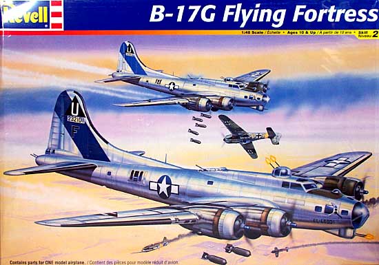 B-17G フライングフォートレス プラモデル (レベル 1/48 飛行機モデル No.85-5600) 商品画像