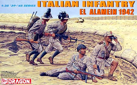 イタリア軍歩兵 エル・アラメイン 1942 プラモデル (ドラゴン 1/35 39-45 Series No.6391) 商品画像