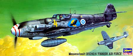 メッサーシュミット Bｆ109G-6 フィンランド空軍 プラモデル (ハセガワ 1/72 飛行機 限定生産 No.00916) 商品画像