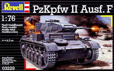 2号戦車 F型 (PzKpfw 2 Ausf.F） プラモデル (レベル 1/76 ミリタリー No.03229) 商品画像