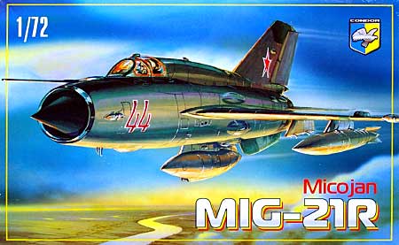 ミグ MiG-21R フィッシュベッド戦術偵察機 プラモデル (コンドル 1/72 航空機モデル No.07215) 商品画像