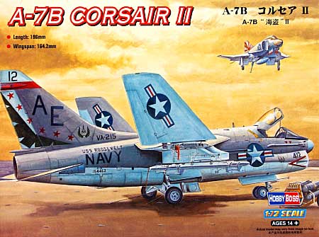 A-7B コルセア2 プラモデル (ホビーボス 1/72 エアクラフト シリーズ No.87202) 商品画像