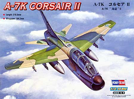 A-7K コルセア2 プラモデル (ホビーボス 1/72 エアクラフト シリーズ No.87212) 商品画像