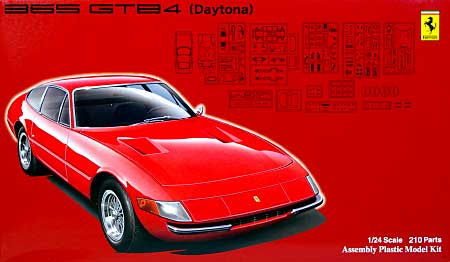 フェラーリ 365GTB4 デイトナ プラモデル (フジミ 1/24 エンスージアスト シリーズ No.036) 商品画像