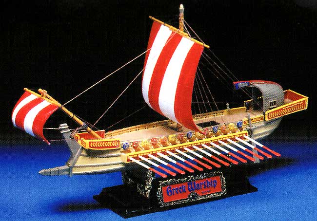 ギリシャの軍船 (100 B.C.) プラモデル (アオシマ オールドタイムシップス シリーズ No.001) 商品画像_1