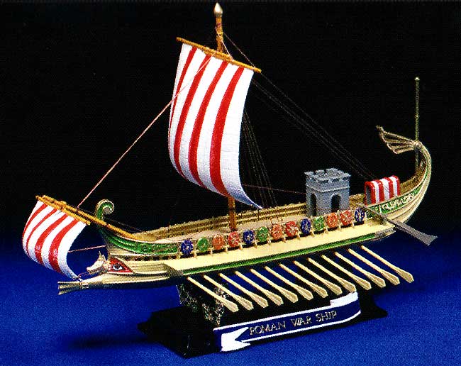 ローマの軍船 (50 B.C.) プラモデル (アオシマ オールドタイムシップス シリーズ No.002) 商品画像_1