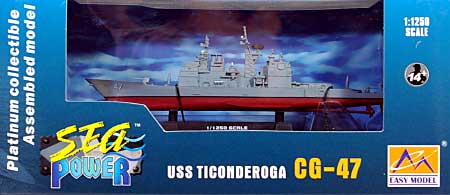 USS タイコンデロガ (CG-47) 完成品 (イージーモデル 1/1250 シーパワー シリーズ No.37401) 商品画像