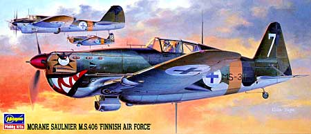 モラーヌ ソルニエ M.S.406 フィンランド空軍 プラモデル (ハセガワ 1/72 飛行機 限定生産 No.00925) 商品画像
