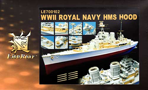 英国巡洋艦 フッド 1931/1941年用 エッチング (ライオンロア 1/700 艦船用エッチングパーツ No.LE700102) 商品画像