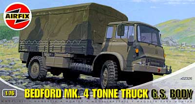ベッドフォード Mk. 4トントラック G.S.ボディ プラモデル (エアフィックス 1/76 ミリタリー No.02326) 商品画像