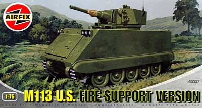 M113 U.S ファイアーサポート プラモデル (エアフィックス 1/76 ミリタリー No.02327) 商品画像