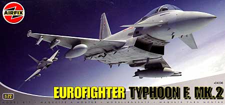 ユーロファイター タイフーン F. Mk.2 プラモデル (エアフィックス 1/72 ミリタリーエアクラフト No.A04036) 商品画像