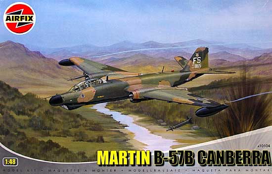 マーティン B-57B キャンベラ B.2/B.21 プラモデル (エアフィックス 1/48 ミリタリーエアクラフト No.10104) 商品画像