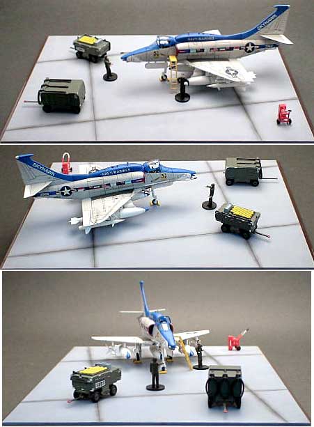 A-4 スカイホーク ラストスカイホーク ディオラマセット 完成品 (ホビーマスター 1/72 エアパワー シリーズ （ジェット） No.HD0001) 商品画像_2