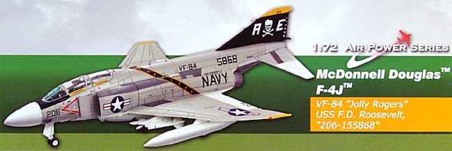 F-4J ファントム2 ジョリーロジャース 完成品 (ホビーマスター 1/72 エアパワー シリーズ （ジェット） No.HA1905) 商品画像_1