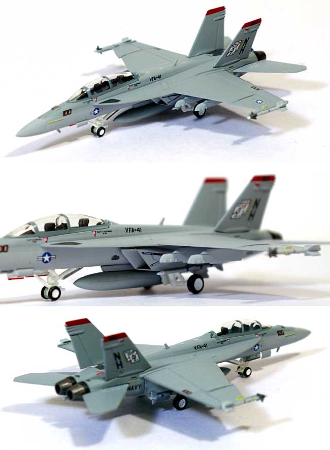 F/A-18F スーパーホーネット アメリカ海軍 VFA-41 ブラックエイセス CAGバード NH100 2007年 完成品 (ホーガンウイングス M-SERIES No.6160) 商品画像_1