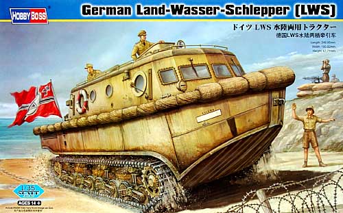 ドイツ LWS 水陸両用トラクター プラモデル (ホビーボス 1/35 ファイティングビークル シリーズ No.82430) 商品画像