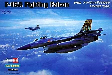 F-16A ファイティングファルコン プラモデル (ホビーボス 1/72 エアクラフト シリーズ No.80272) 商品画像