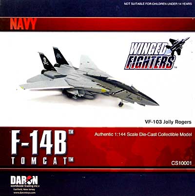 F-14B トムキャット VF-103 ジョリー・ロジャース 完成品 (ダロン ウイングド ファイターズ No.CS10001) 商品画像