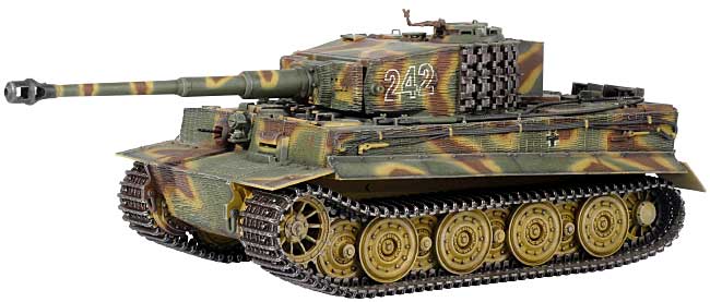 ドイツ軍 ティーガー1 後期生産型 w/ツィメリットコーティング SS第102重戦車大隊 第2中隊 ノルマンディ 1944 完成品 (サイバーホビー 1/35 塗装済完成品 No.61014) 商品画像_1