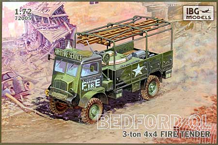 イギリス軍 ベッドフォード QLT 3tonトラック 4x4 軍用消防車タイプ プラモデル (IBG 1/72 AFVモデル No.72005) 商品画像