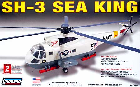 SH-3 シーキング プラモデル (リンドバーク 1/48 エアクラフト プラモデル No.71140) 商品画像