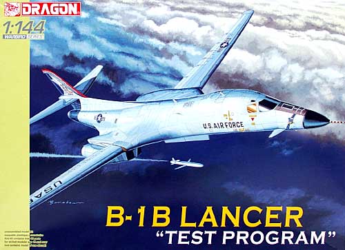 B-1B ランサー テストプログラム プラモデル (ドラゴン 1/144 ウォーバーズ （プラキット） No.4613) 商品画像